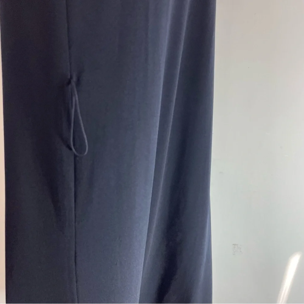 NWT Michael michael Kors Black jersey Shift Dress Gold Chain Small long sleeve - Picture 4 of 8